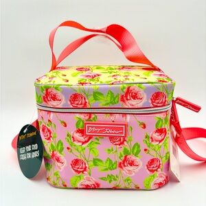 Betsey Johnson Insulated Floral Multi Color Lunch Bag Cooler NWT